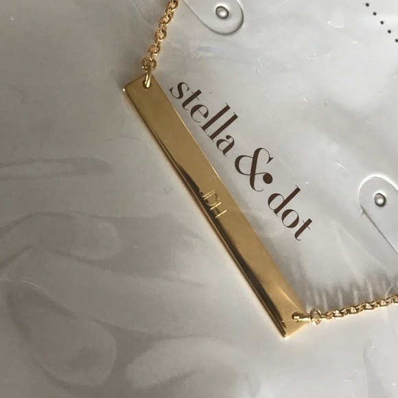 NWT Stella & Dot Engravable Necklace - Picture 3 of 5
